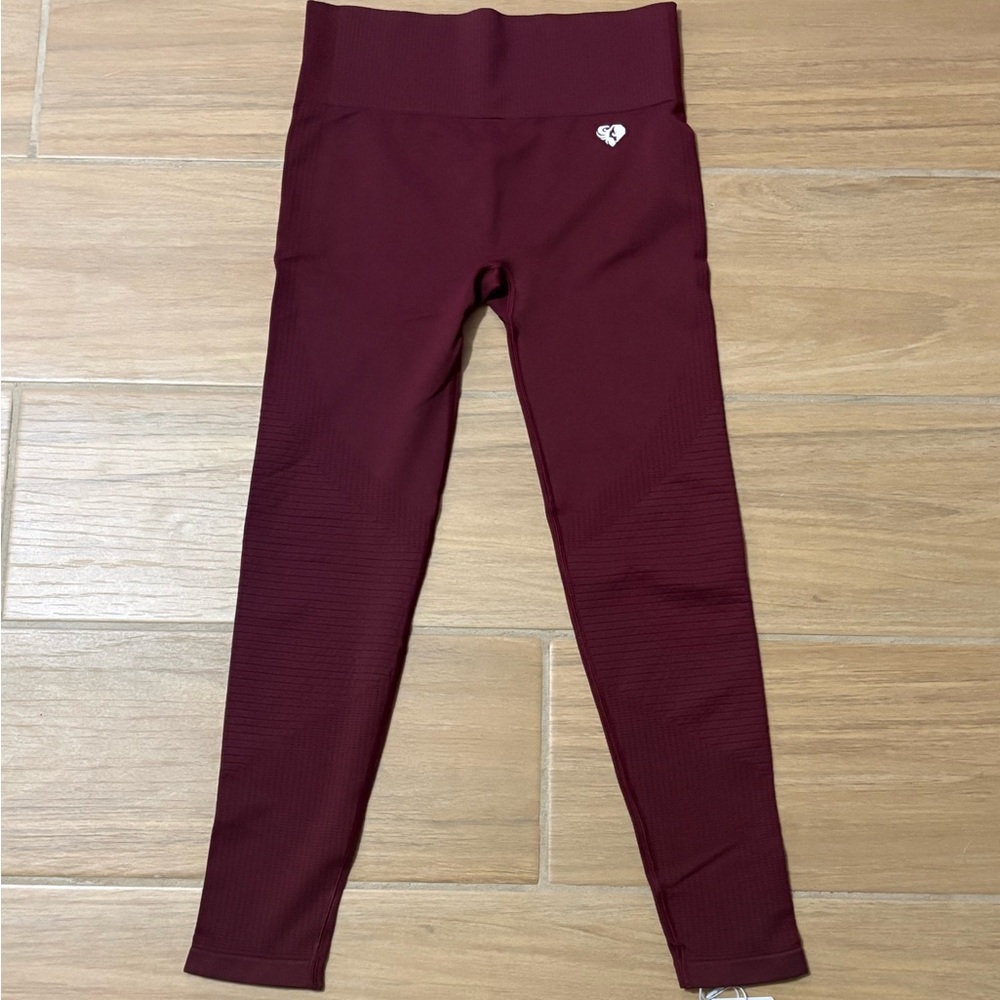 Womens Best Burgundy Leggings